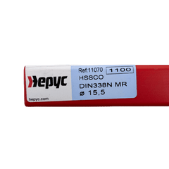 Hepyc 15.5mm HSS-Co Reduced Shank Drill – DIN 338 MR - Twin Eagle Imports