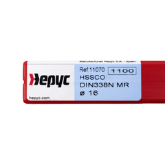Hepyc 16.0mm HSS-Co Reduced Shank Drill – DIN 338 MR - Twin Eagle Imports