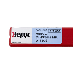 Hepyc 16.5mm HSS-Co Reduced Shank Drill – DIN 338 MR - Twin Eagle Imports