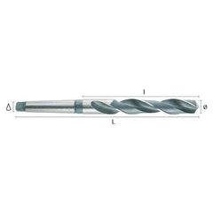 Hepyc 25.5mm HSS Morse Taper Shank Drill MT3 DIN 345 - Twin Eagle Imports