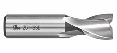 Hepyc 25mm HSSE DIN327N End Mill 2 Flute 30° Helix Short Series - Twin Eagle Imports