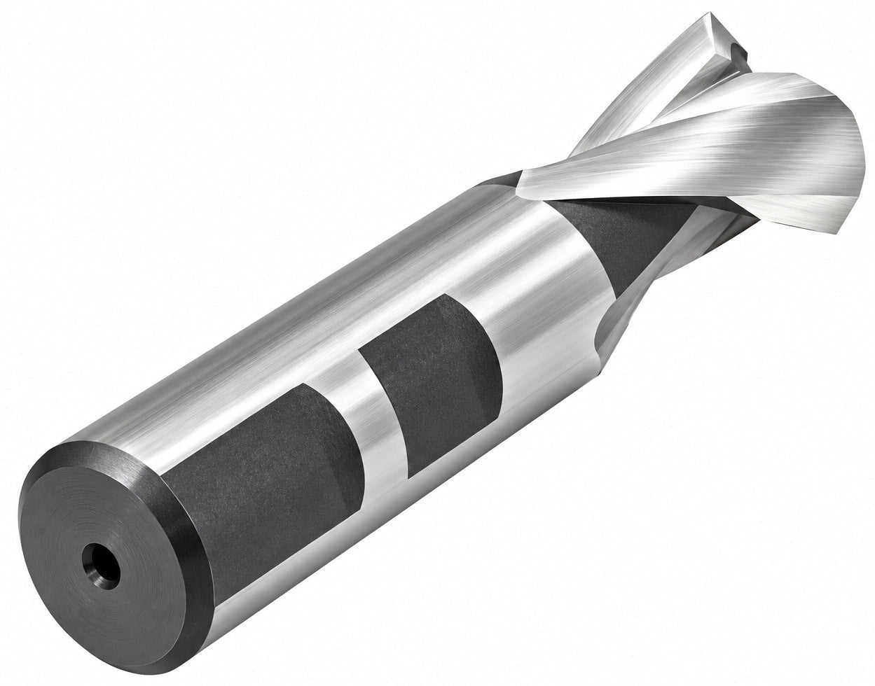 Hepyc 25mm HSSE DIN327N End Mill 2 Flute 30° Helix Short Series - Twin Eagle Imports