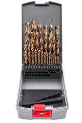 Hepyc 29 Piece HSS Co Drill Bit Set 1/16" to 1/2" x 1/64" Increments - Twin Eagle Imports