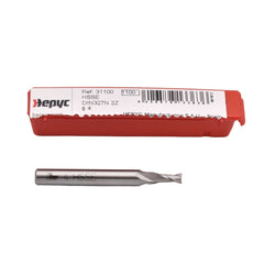 Hepyc 4mm HSS-E Cobalt End Mill DIN327N Short Series 2 Flute 30° Helix - Twin Eagle Imports