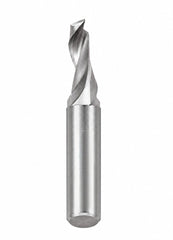 Hepyc 6mm HSSE End Mill 1 Flute 45° Helix Short Series 60mm - Twin Eagle Imports