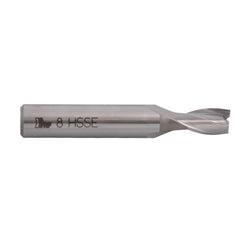 Hepyc 8mm Cobalt HSS End Mill DIN327N Short Series 2 Flute 30° Helix - Twin Eagle Imports