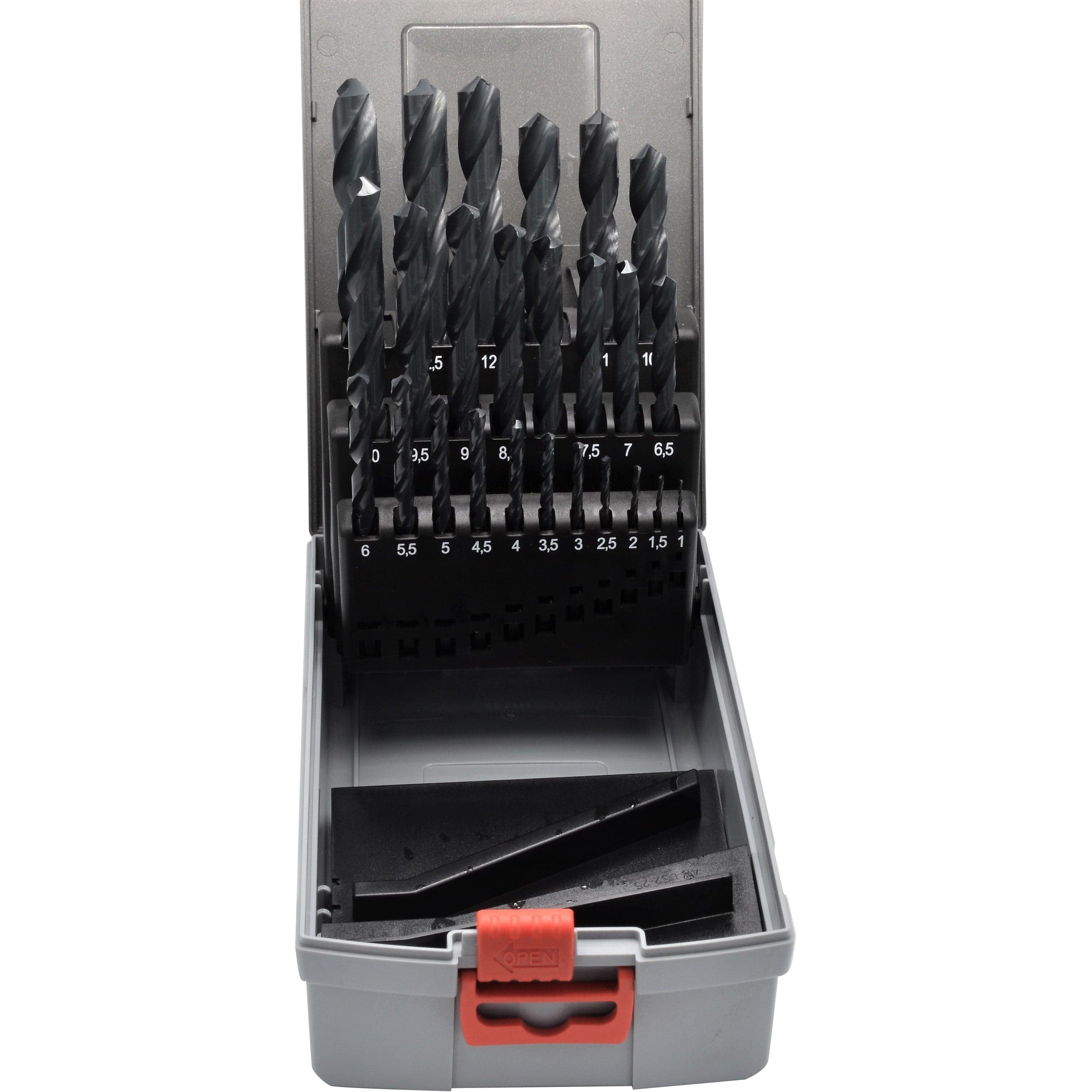 Hepyc Drill Bits Hepyc 1-13 mm HSS Drill Bit Set 0.5 mm Increments 25 Pc Kit