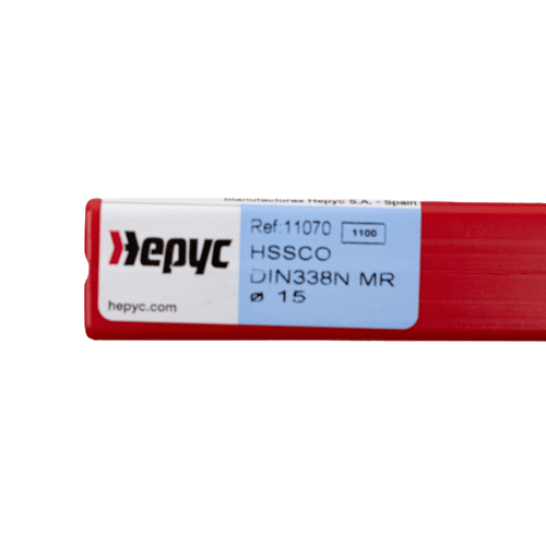 HEPYC DRILLS Hepyc 15.0mm HSS-Co Reduced Shank Drill – DIN 338 MR