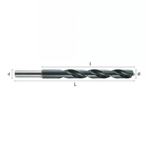 HEPYC DRILLS Hepyc 20.5mm HSS Reduced Shank Drill DIN 338