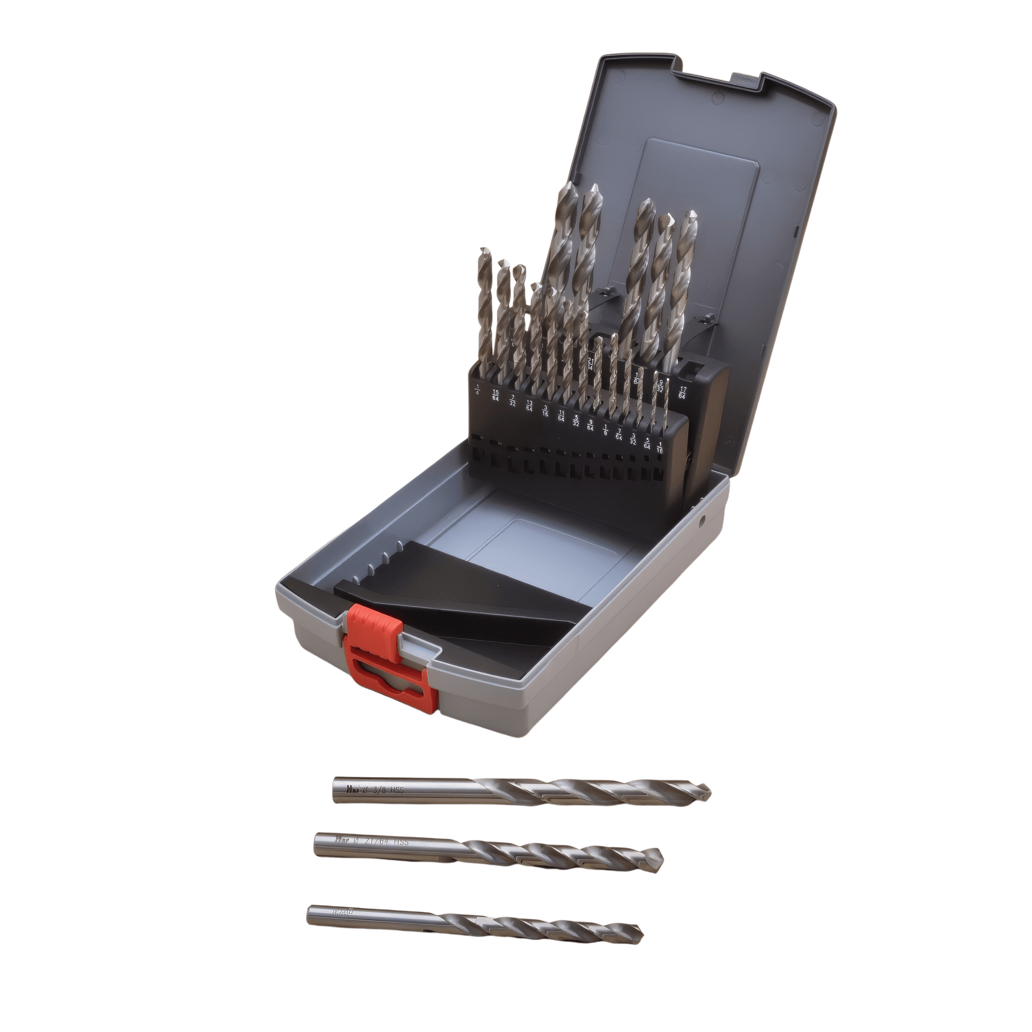 Hepyc HSS Drill Set 1/16"–3/8" x 1/64" (21 Pieces) - Twin Eagle Imports