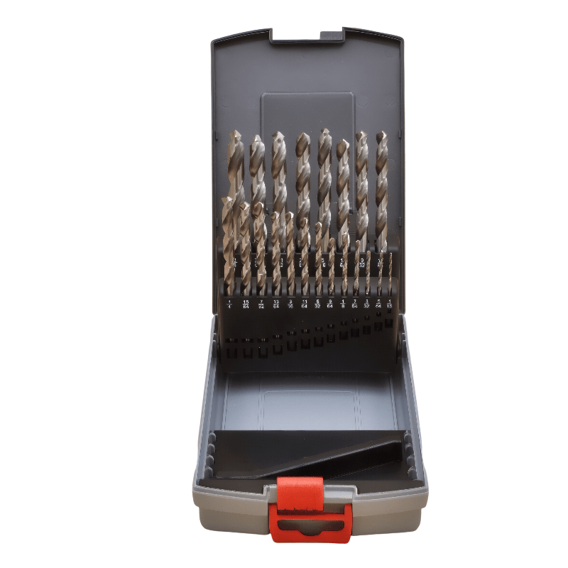 Hepyc HSS Drill Set 1/16"–3/8" x 1/64" (21 Pieces) - Twin Eagle Imports