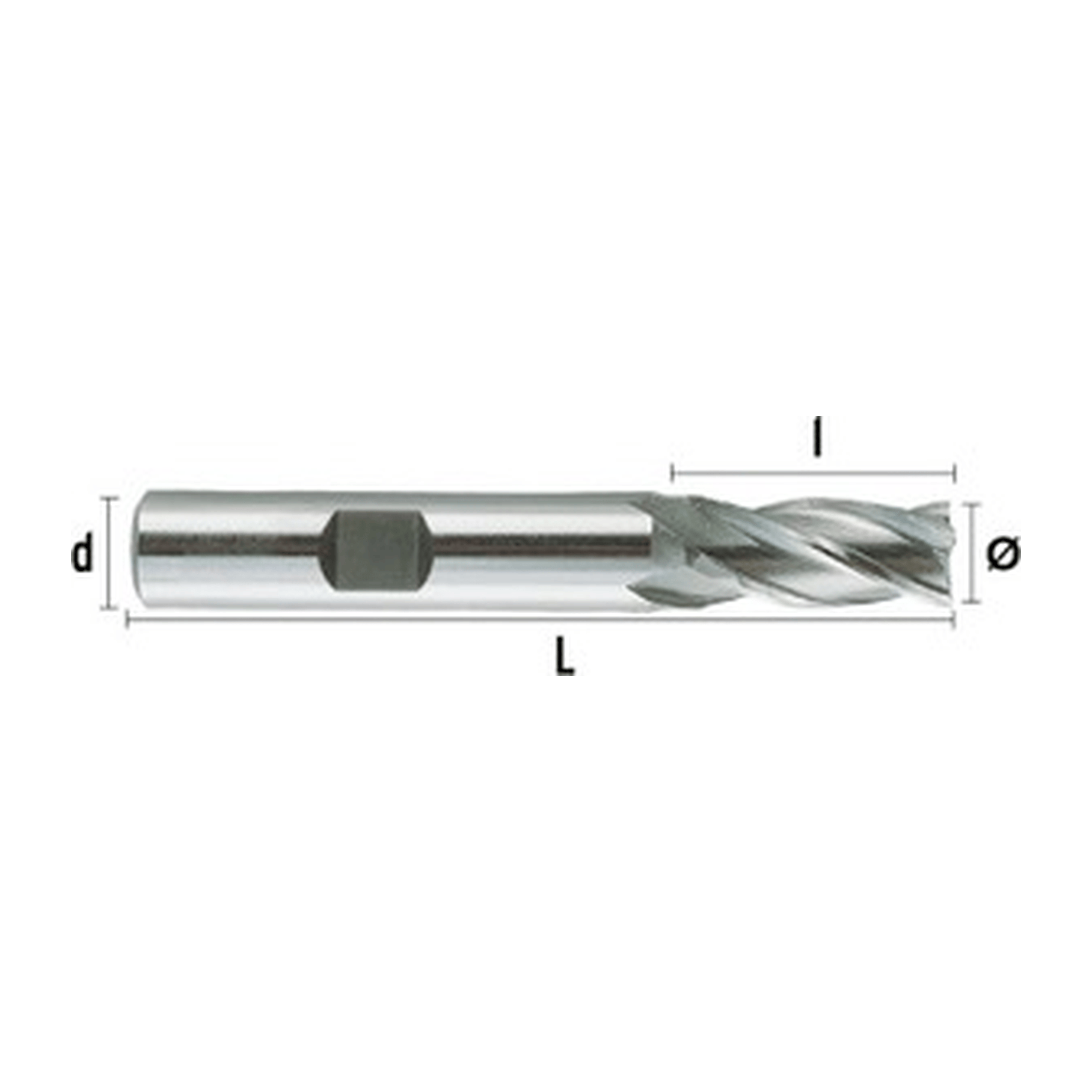 HEPYC Manufacturing HEPYC Multi Flute 20mm HSS-Co8e Multi-Purpose End Mill