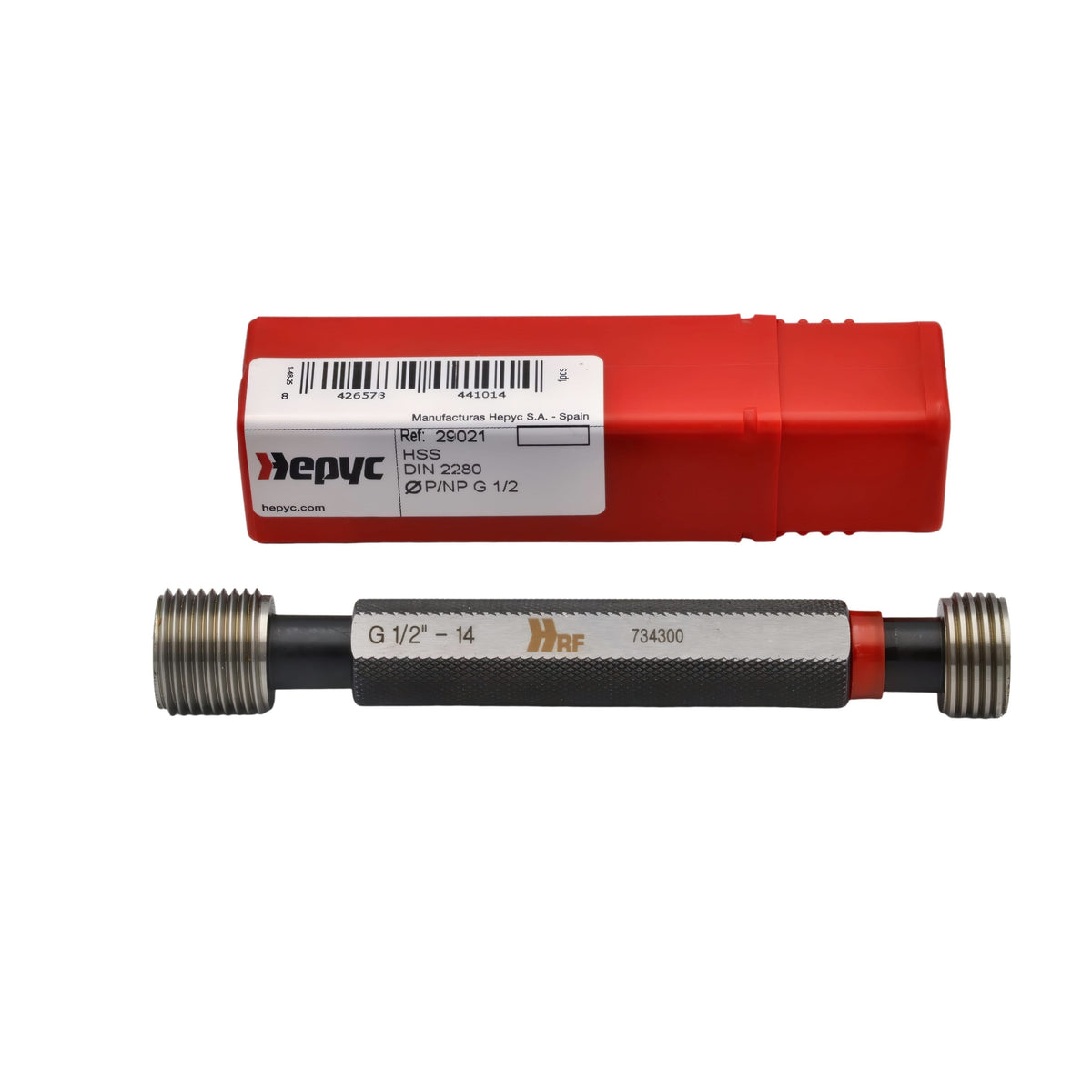 HEPYC MEASURING EQUIPMENT HEPYC Thread GO NOGO Plug Gauge 1/2-14 BSPF Series 29021