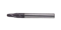 HEPYC MILLING CUTTERS 6mm HEPYC Short Series Carbide Ball Nose Slot Drill TIALN Coated