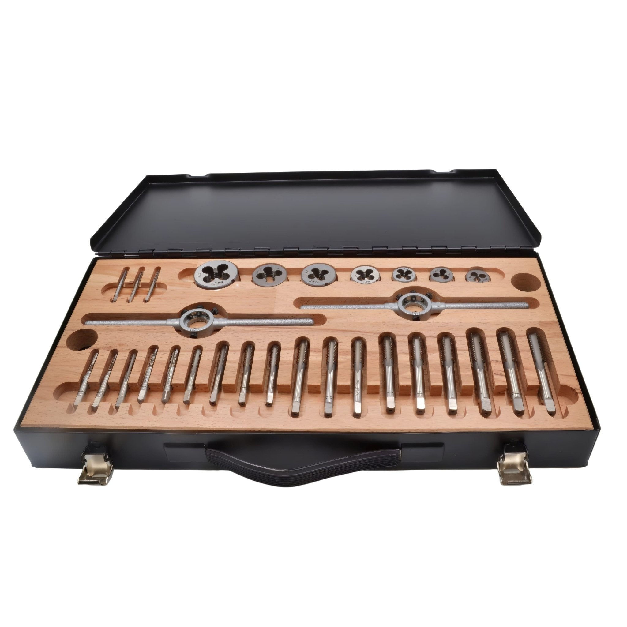HEPYC Series 2815 HSS 1/8"–1/2" HSS BSW Tap & Die Set - Twin Eagle Imports