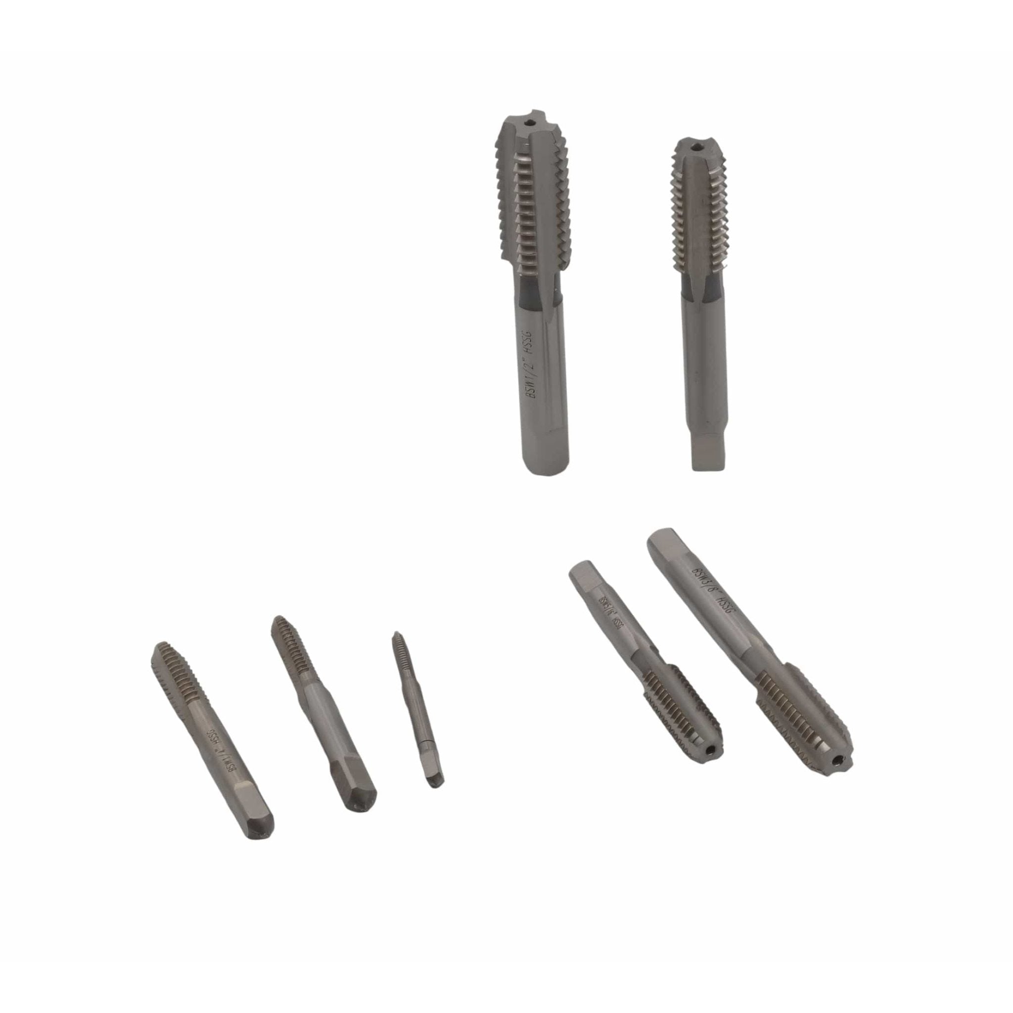 HEPYC Series 2815 HSS 1/8"–1/2" HSS BSW Tap & Die Set - Twin Eagle Imports