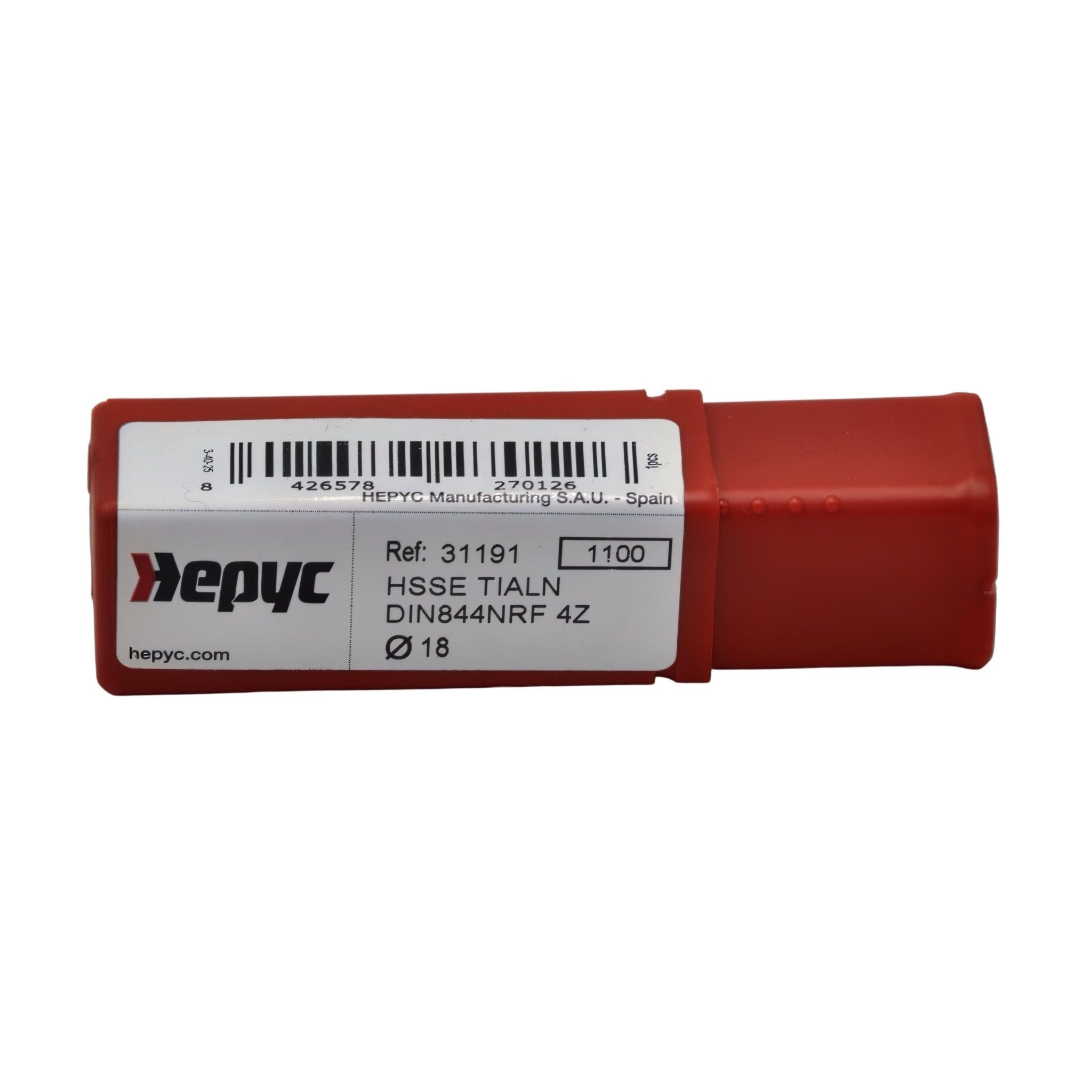 HEPYC Series 31191 – 18.0mm HSS-Co TiAlN Roughing End Mill - Twin Eagle Imports