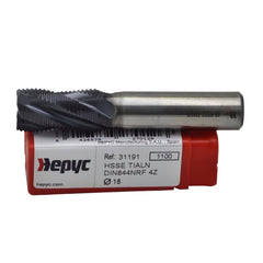 HEPYC Series 31191 – 18.0mm HSS-Co TiAlN Roughing End Mill - Twin Eagle Imports