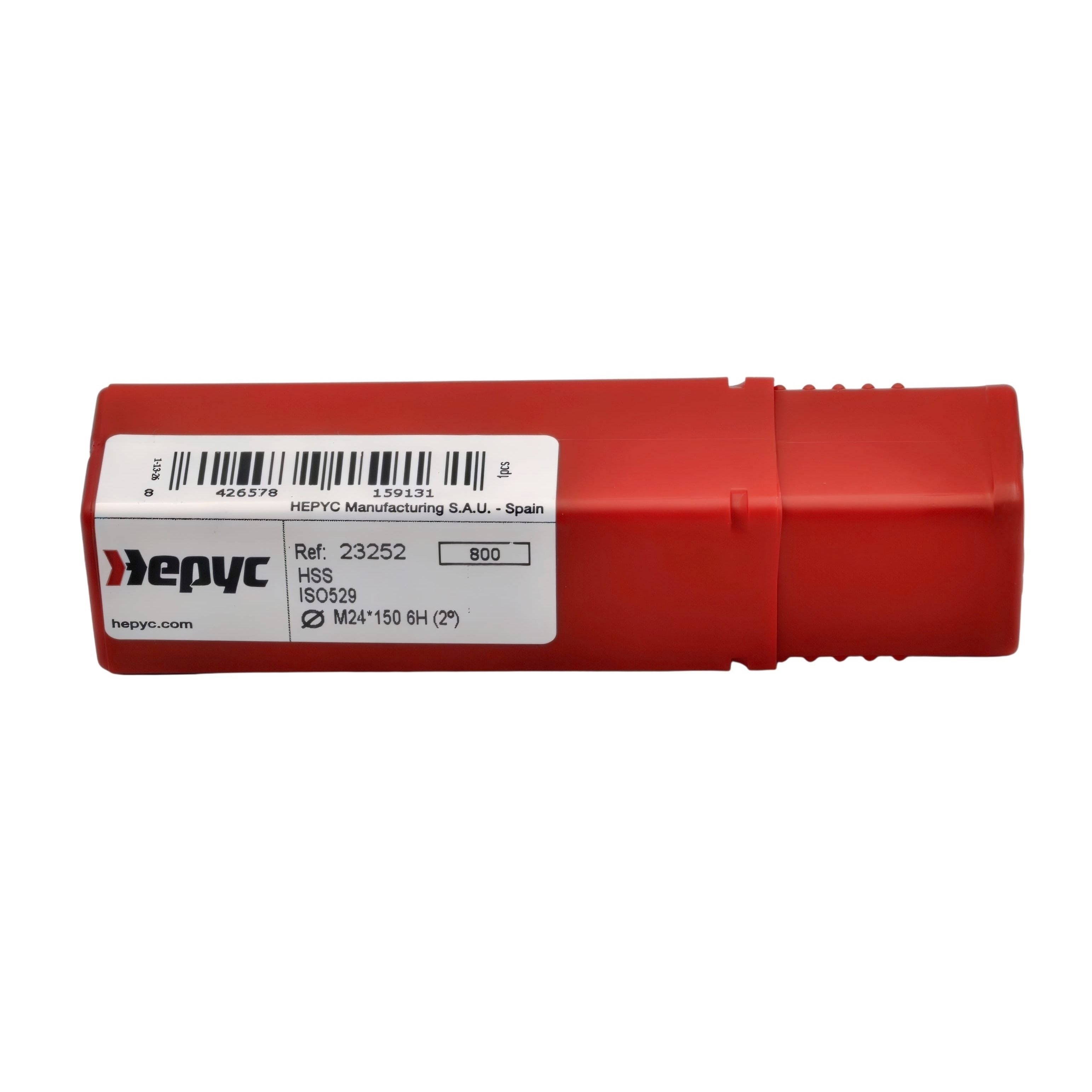 HEPYC TAPS Hepyc HSS Hand Tap M24 x 1.5 ISO529 6H – Intermediate