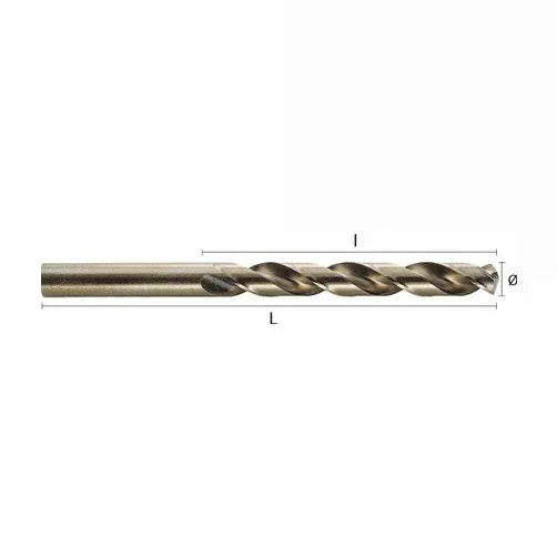 HEPYC TAPS Hepyc HSSCo Split Point Drill Bit 17/64" DIN338N