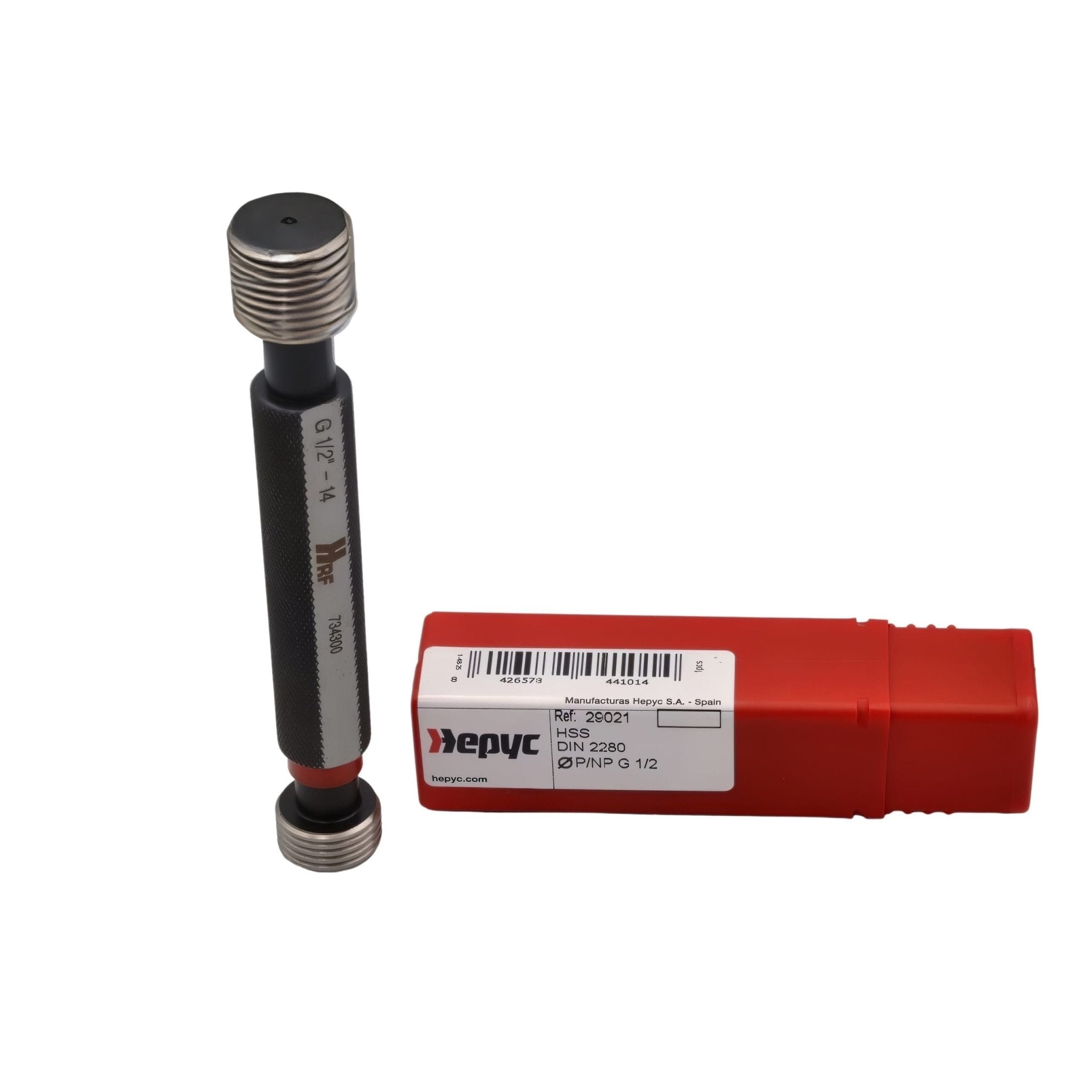 HEPYC Thread GO NOGO Plug Gauge 1/2-14 BSPF Series 29021 - Twin Eagle Imports