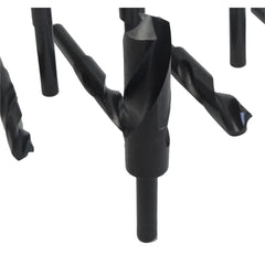HSS Imperial Drill Bit Set – 8 Piece (9/16"–1") – Right Hand, 1/2" Reduced Shank - Twin Eagle Imports