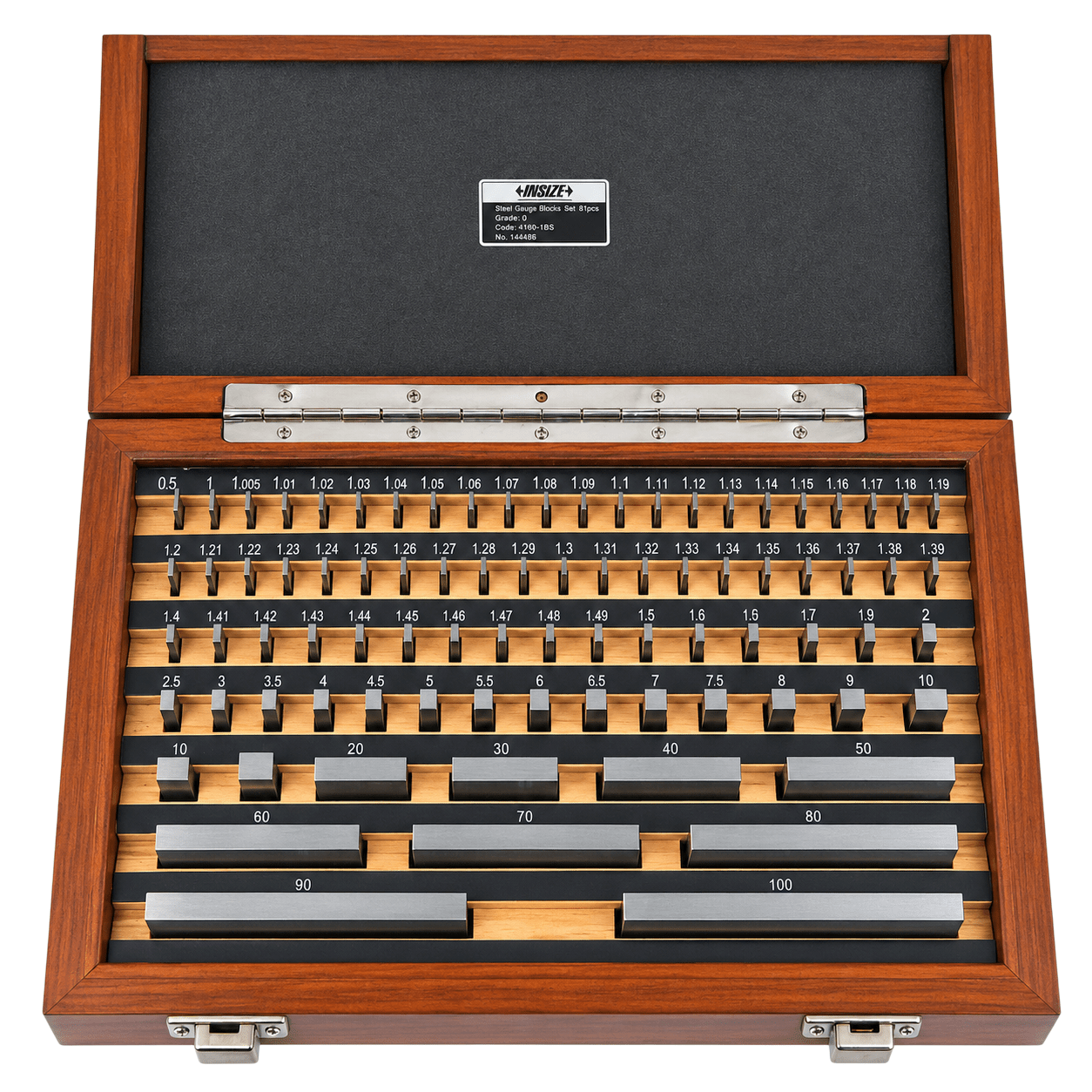 Insize 83 Piece Steel Gauge Block Set Series 4100-183 Grade 1 - Twin Eagle Imports