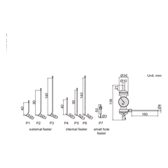 Insize Centering Indicator 0-3mm x 0.01mm Range Series 2385-3 - Twin Eagle Imports