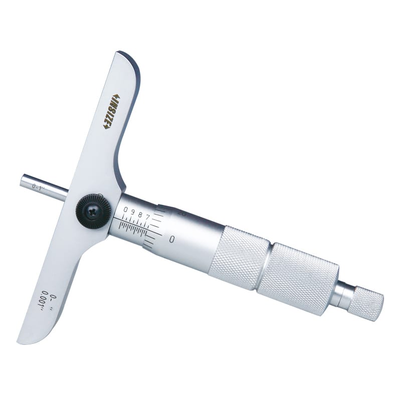 Insize Depth Micrometer 0-75mm Graduation 0.01mm Series 3241-75 - Twin Eagle Imports
