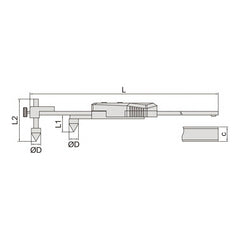 Insize Digital Back-Jaw Caliper 10-200mm/0.4-8" Range Series 1177-200 - Twin Eagle Imports