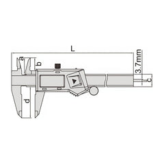 Insize Digital Caliper 0-300mm Range Series 1109-300 - Twin Eagle Imports