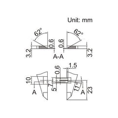 Insize Digital Crimp Height Caliper 0-150mm/0-6" Range Series 1165-150A - Twin Eagle Imports
