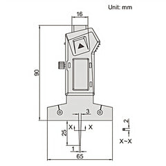 Insize Digital Depth Gauge 0-25mm x 0.01mm Range Series 1145-25A - Twin Eagle Imports