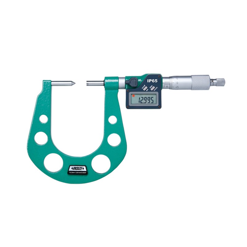 Insize Digital Disk Brake Micrometer 7.6-33mm IP65 Series 3588-33A - Twin Eagle Imports