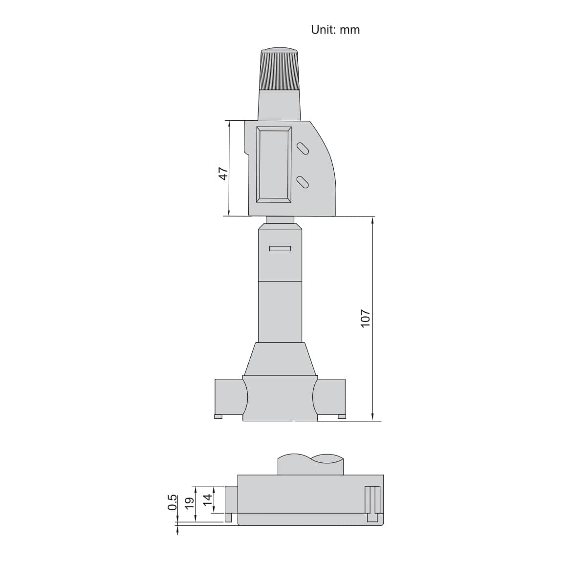 Insize Digital Three Points Micrometer Set 70-100mm/ 2.76-3.94" Range Series 3128-100 - Twin Eagle Imports