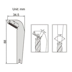Insize Drill Point Gauge Series 4843-1 - Twin Eagle Imports