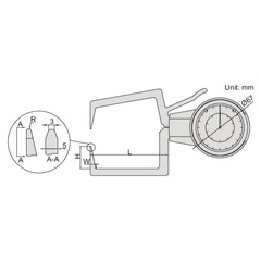 Insize External Dial Caliper Gauge 10-30mm Range Series 2333-301 - Twin Eagle Imports