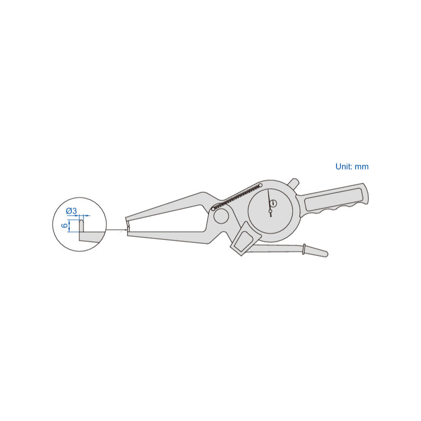 Insize External Dial Caliper Gauge 20-40mm Range Series 2332-40 - Twin Eagle Imports