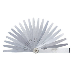 Insize Feeler Gauge 0.05-2.00mm 15 Leaves Series 4602-15 - Twin Eagle Imports