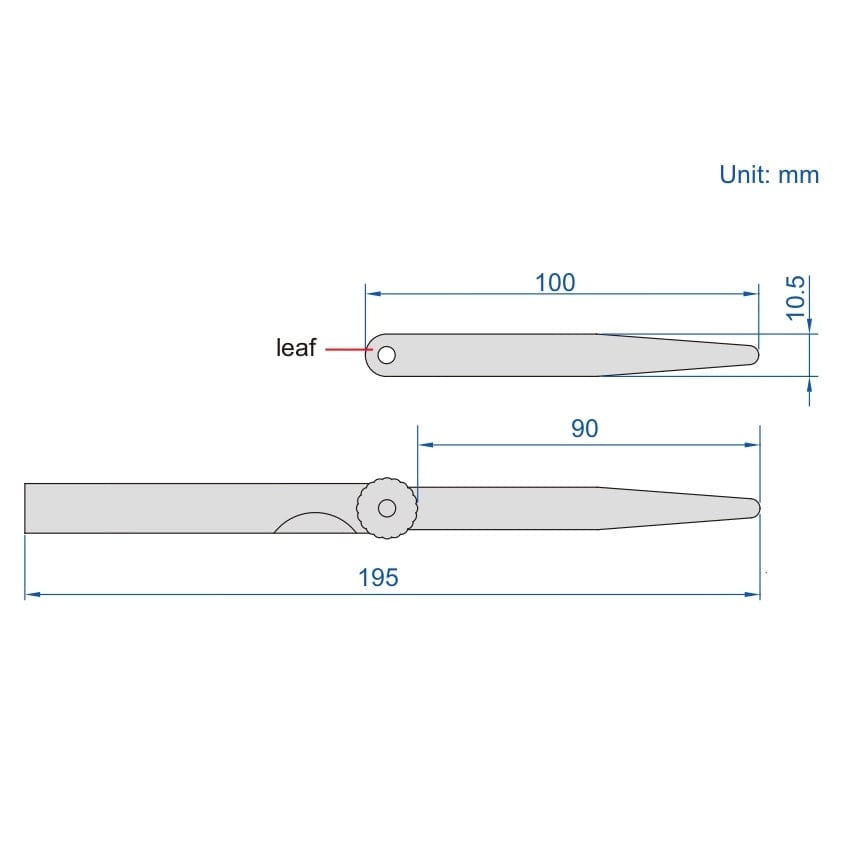 Insize Feeler Gauge 17pc Set 0.02-1mm Range Set 4602-17 - Twin Eagle Imports