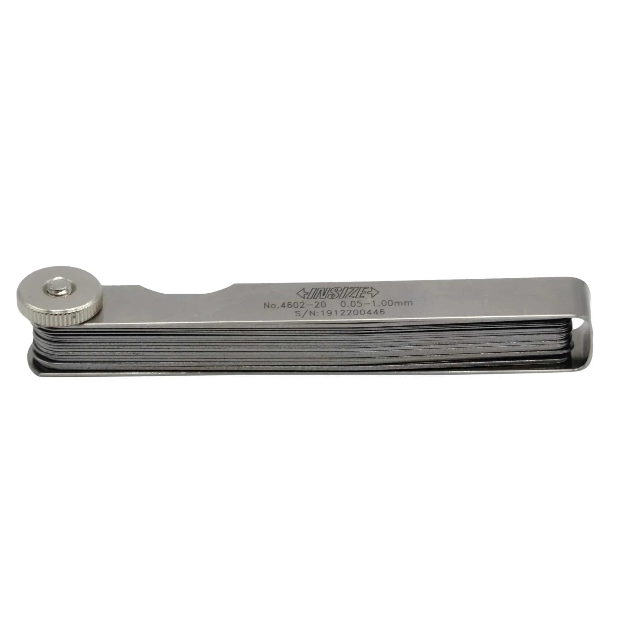 Insize Feeler Gauge 20pc Set 0.05-1mm Range Series 4602-20 - Twin Eagle Imports