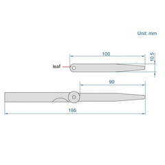 Insize Feeler Gauge Set 0.05-1mm Range Series 4602-28 - Twin Eagle Imports