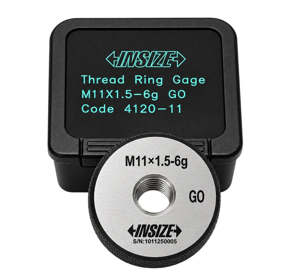 Insize GO Thread Ring Gauge M11X1.5 6g Series 4120-11 - Twin Eagle Imports