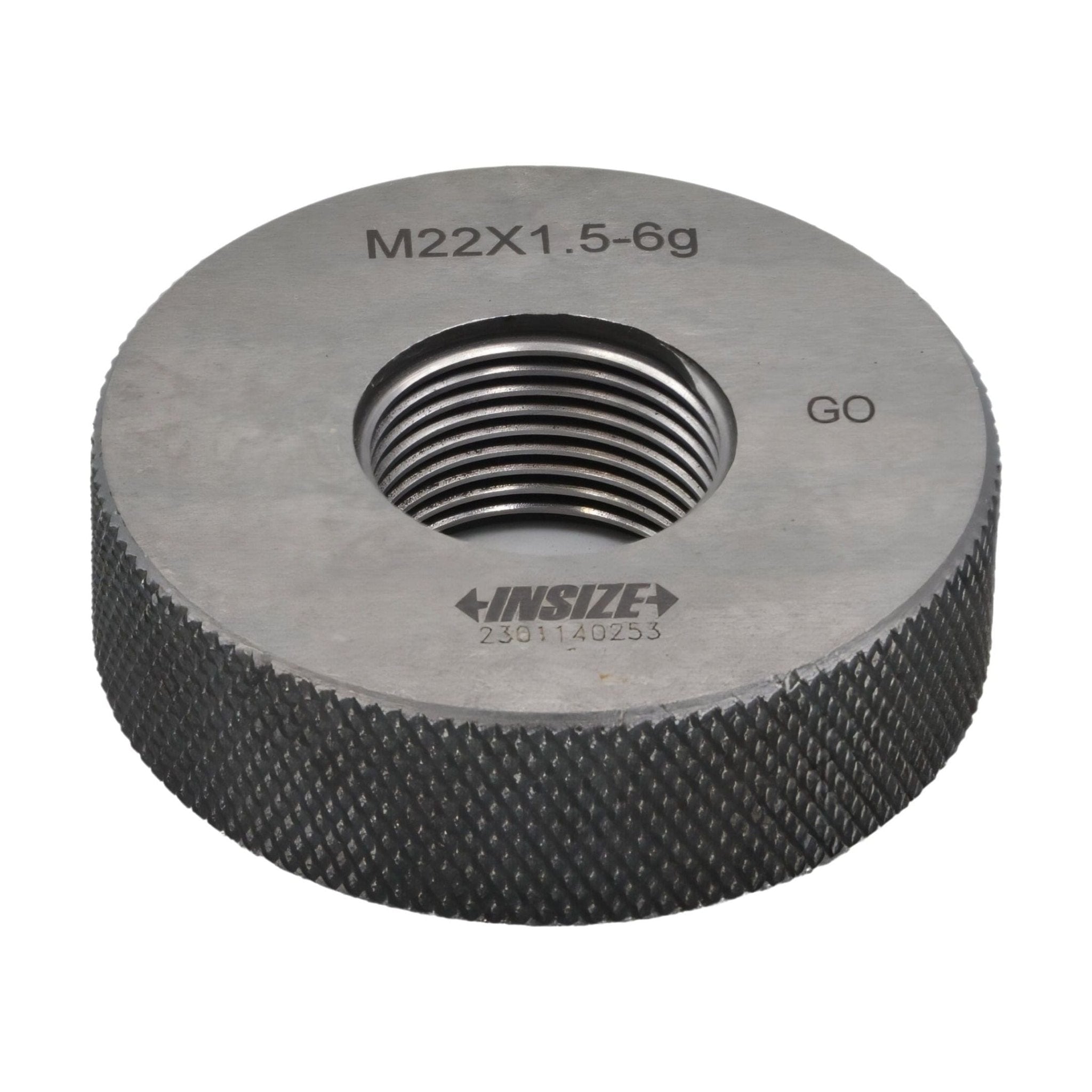 Insize GO Thread Ring Gauge M22X1.5 Series 4129-22R - Twin Eagle Imports
