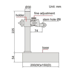 Insize Granite Comparator Stand Range Series 6866-150 - Twin Eagle Imports