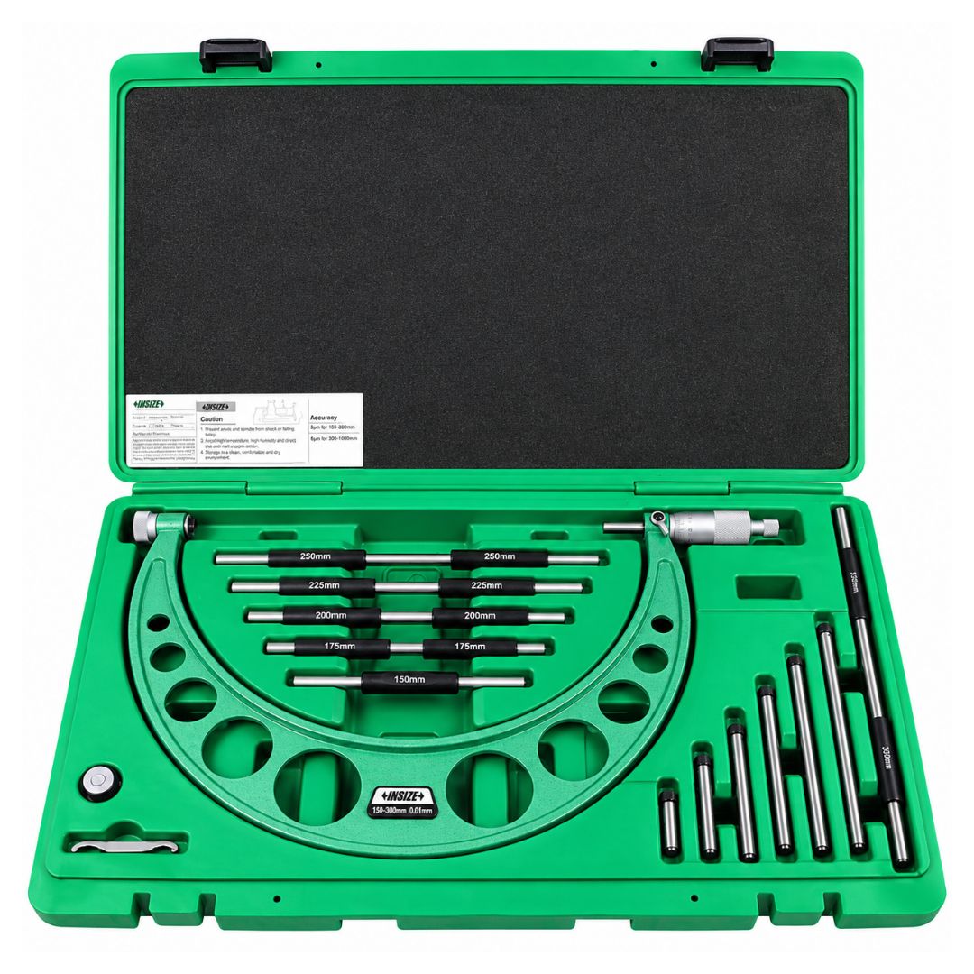 Insize Imperial Outside Micrometer 20-24" Range Series 3206-24 - Twin Eagle Imports