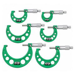 Insize Imperial Outside Micrometer Set 0-6" Range Series 3203-66A - Twin Eagle Imports