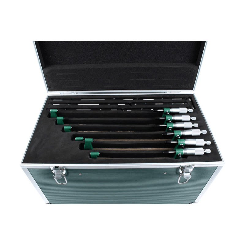 Insize Imperial Outside Micrometer Set 6-12" Range Series 3203-126A - Twin Eagle Imports