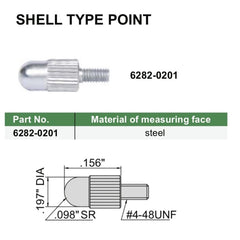 Insize Imperial Shell Type Point 0.156" Range Series 6282-0201 - Twin Eagle Imports