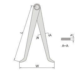 Insize Inside Caliper 0-150mm Range Series 7240-150 - Twin Eagle Imports